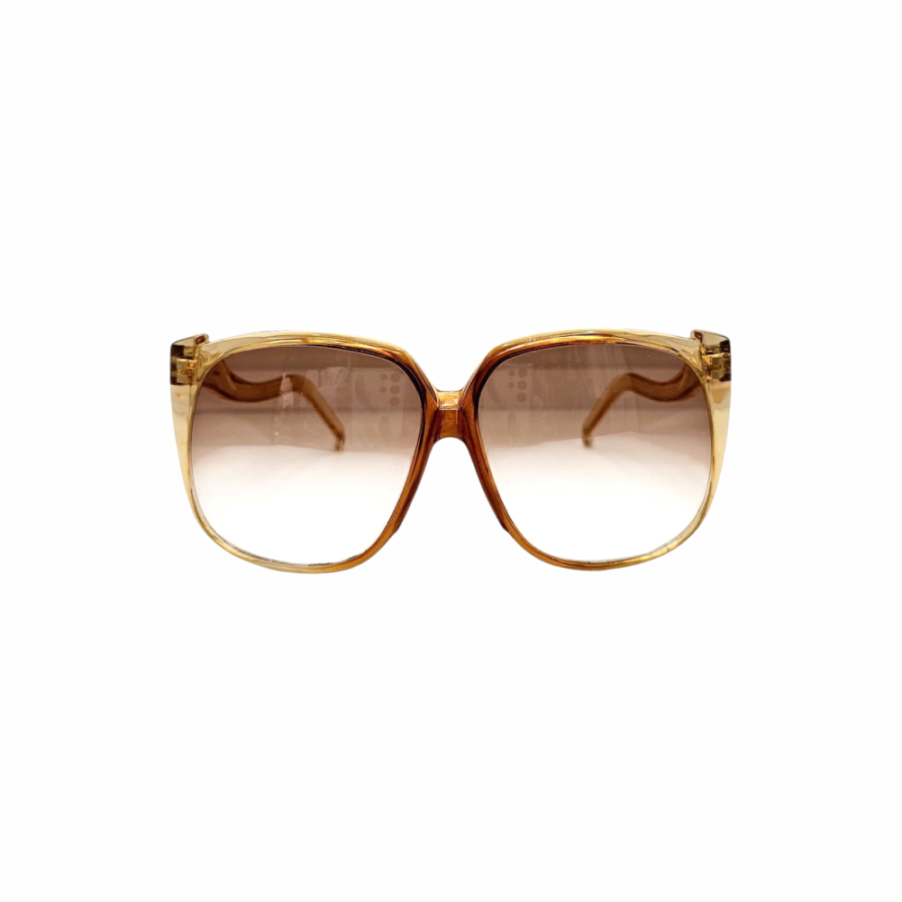 1980s Vintage Gradient Oversize Golden Frame - Foster Grant