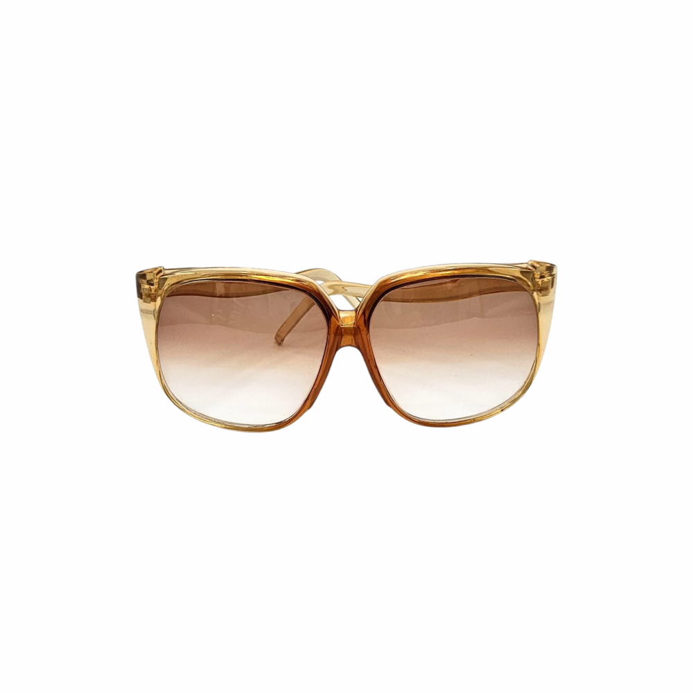 1980s Vintage Gradient Oversize Golden Frame - Foster Grant
