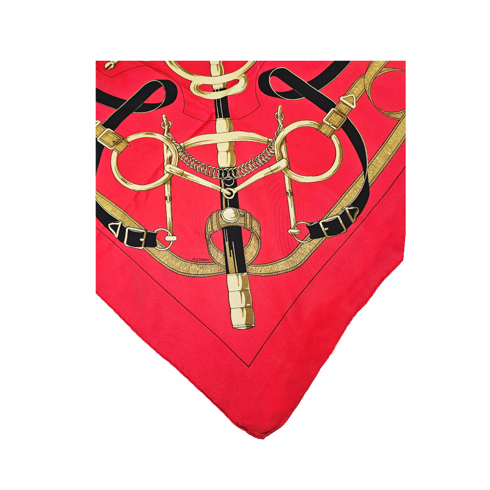 90cm Carré - Silk Scarf "Éperon D´Or" - Hermès