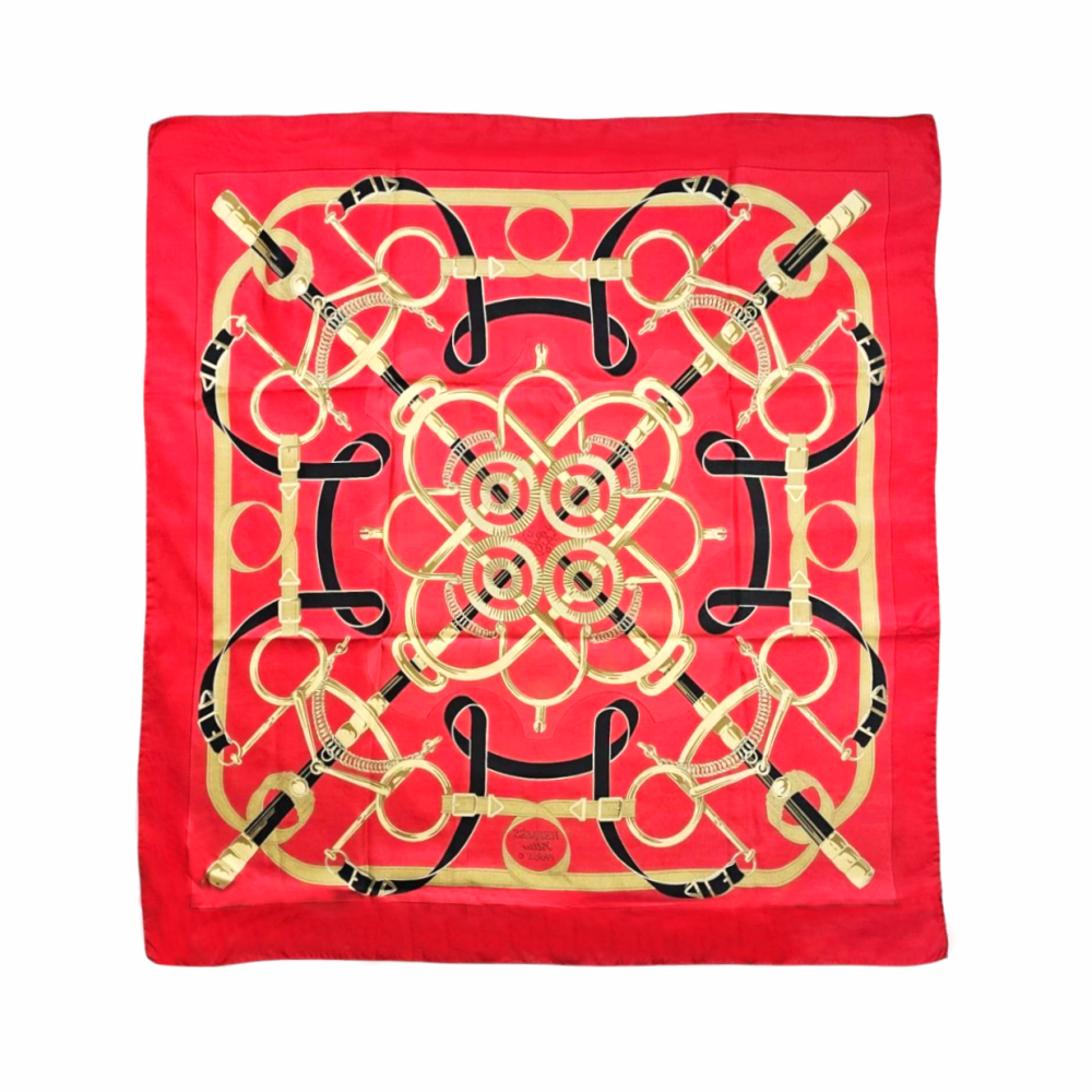 90cm Carré - Silk Scarf "Éperon D´Or" - Hermès