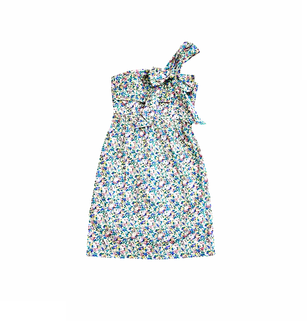 Liberty One Shoulder Bustier Dress - J.Crew