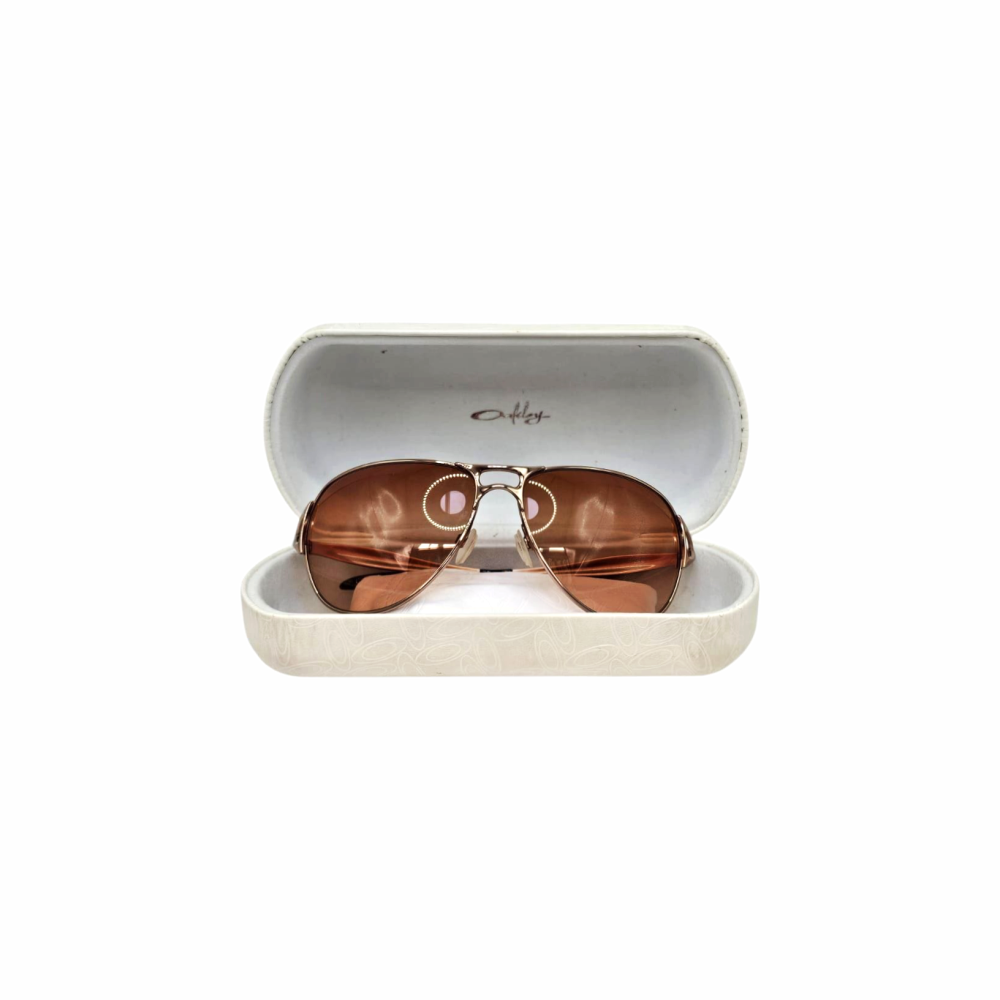 Gold Rose Gradient Aviator "Hinder" Sunglasses - Oakley