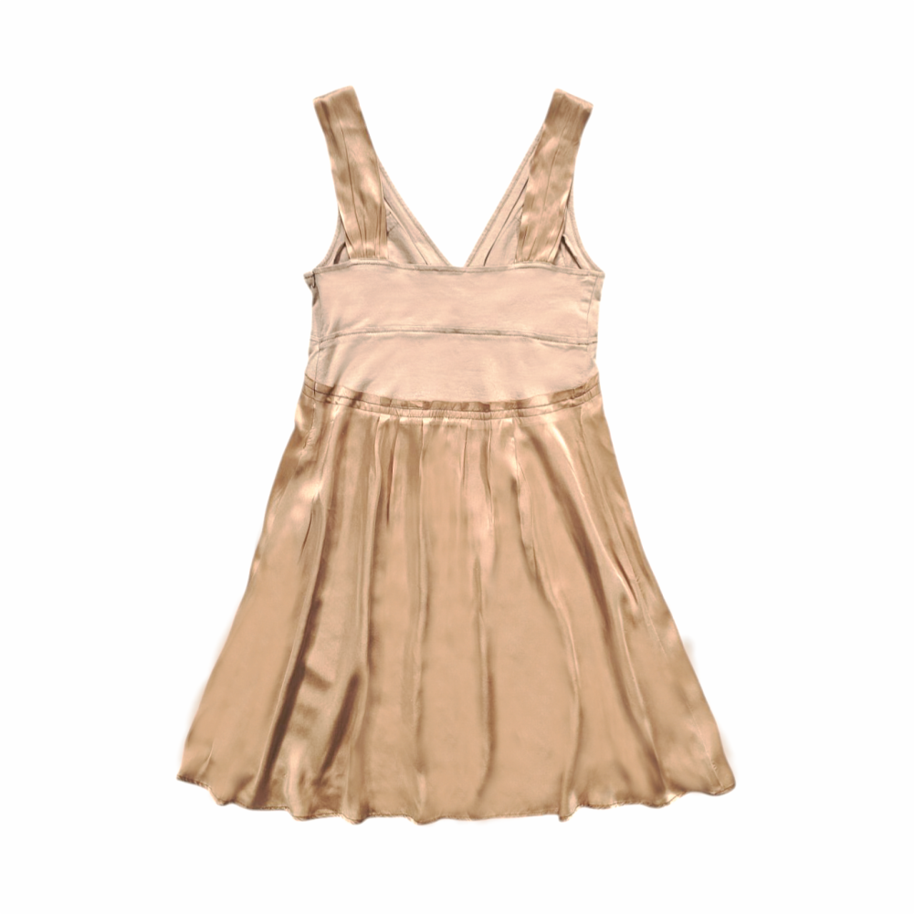 Silk Empire Dress with Pleated Details - Philosophy Di Alberta Ferretti (Copy)