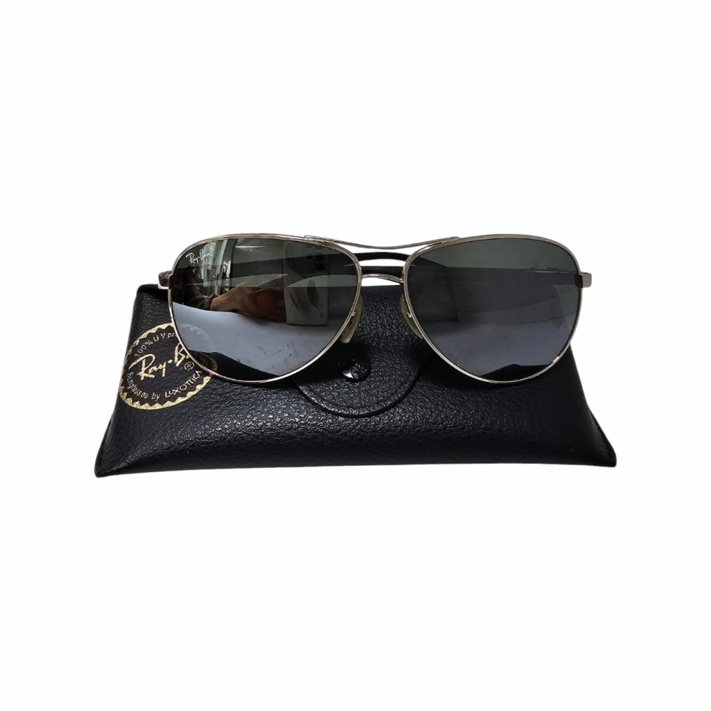 Carbon Fibre Gun Metal RB8313 Polarized Sunglasses - Ray-Ban