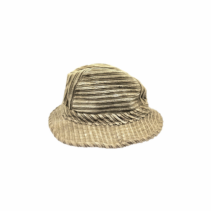 Vintage 1970s Corduroy Trillby Hat - Biba