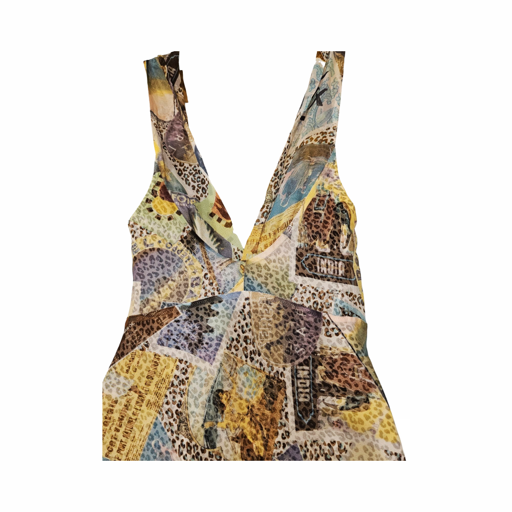 Travel Print Muslin Dress - Diane von Furstenberg - Re:Velvet