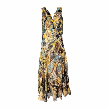Travel Print Muslin Dress - Diane von Furstenberg - Re:Velvet