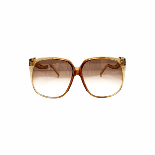 1980s Vintage Gradient Oversize Golden Frame - Foster Grant