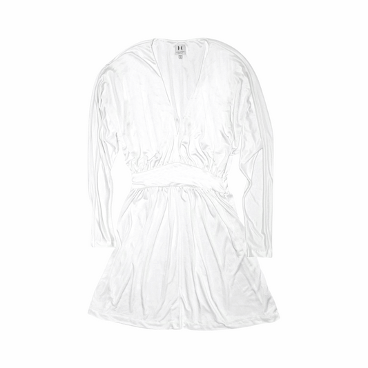 V-Neck Mini Cocktail Dress - Halston Heritage