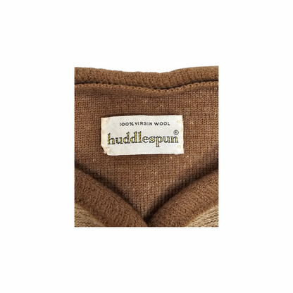 Vintage Virgin Wool Jewel Embellished Cardigan - Huddlespun