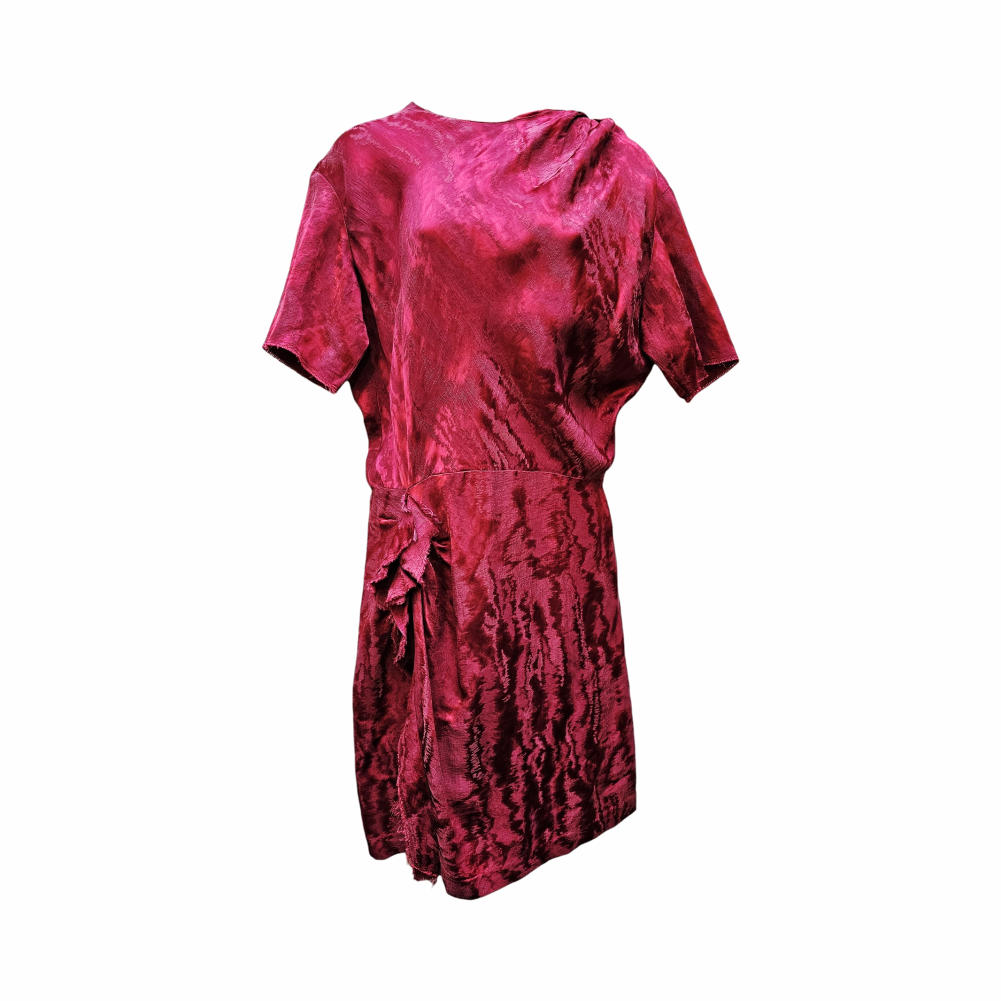 Jacquard Ruffle Raw Hem Dress - Isabel Marant