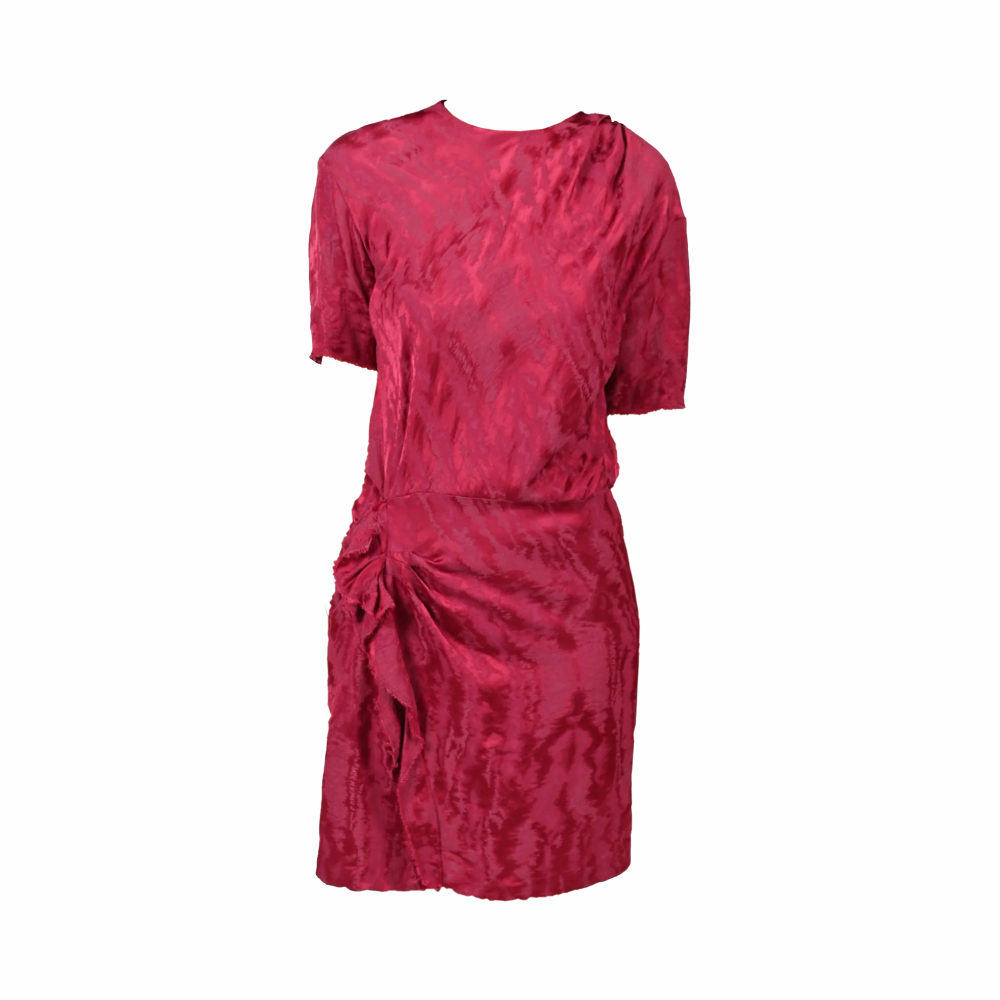 Jacquard Ruffle Raw Hem Dress - Isabel Marant