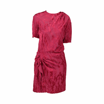 Jacquard Ruffle Raw Hem Dress - Isabel Marant