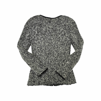 Grey Bouclé Wool Blend Zip Jacket - Isabel Marant Etoile - Re:Velvet
