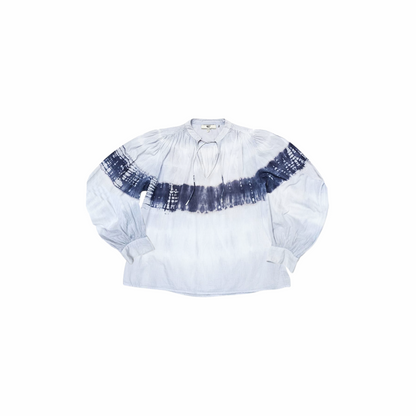Tie & Dye Balloon Sleeves Blouse - MKT Studio