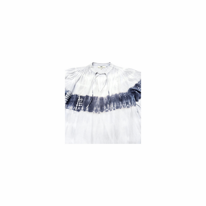 Tie & Dye Balloon Sleeves Blouse - MKT Studio