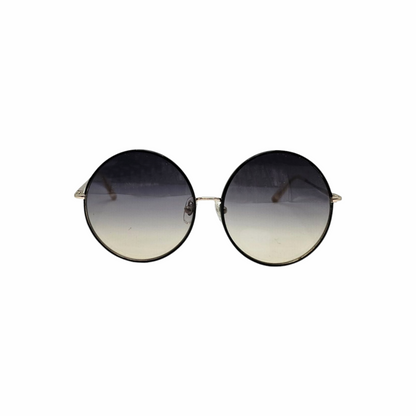 Contrast Wire Rim Oversize Round Sunglasses 935 ILS - Matthew Williamson