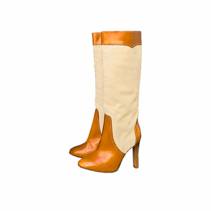 Dual tone knee High Boots - Paul & Joe