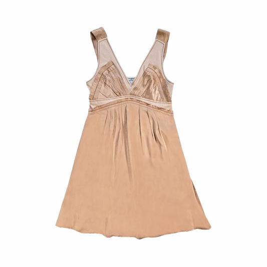 Silk Empire Dress with Pleated Details - Philosophy Di Alberta Ferretti (Copy)