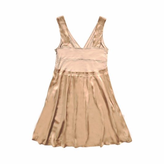 Silk Empire Dress with Pleated Details - Philosophy Di Alberta Ferretti (Copy)