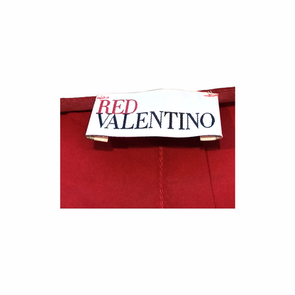 Chemise cache-cœur en taffetas à manches ballon - RedValentino