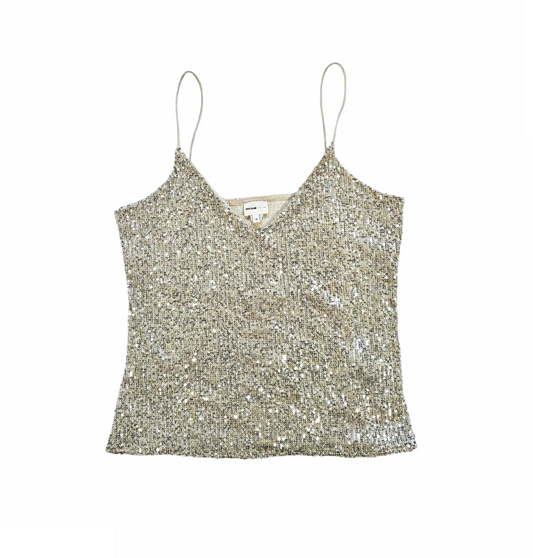 Spaghetti Strap Sequins Camisole - River Island London
