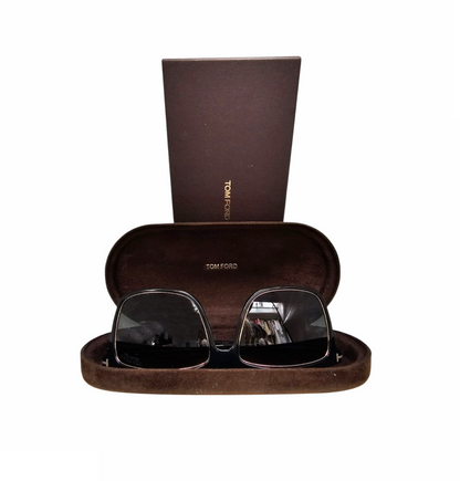 Polarized Havana Karlie Sunglasses - Tom Ford